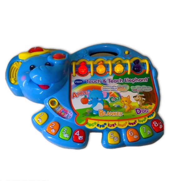 VTech Touch and Teach Blue Elephant Book - Picture 2 of 6